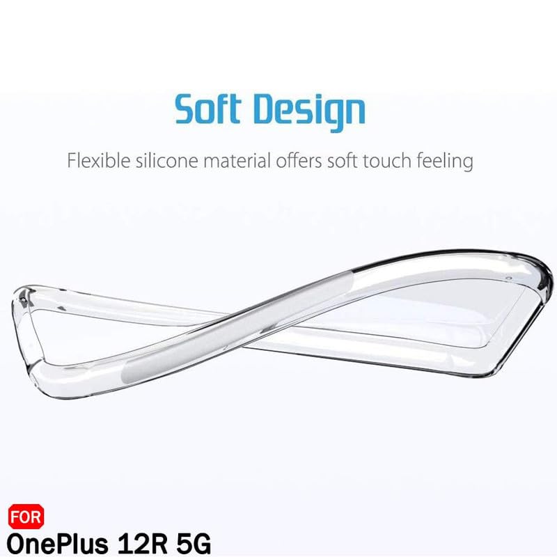 Image of Case Creation Brand -Plastic Mobile Cover For Realme 12 Pro+ (Soft & Flexible Back Case),Transparent