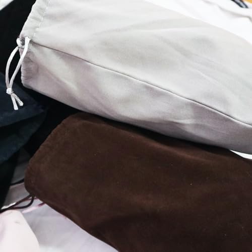 Aestivate 8 Pack Large Velvet Drawstring Pouch, Velvet Bag 8×10 Inch Storage Bag Cosmetics Pouches Dust Bag 8 Pieces (Grey)3