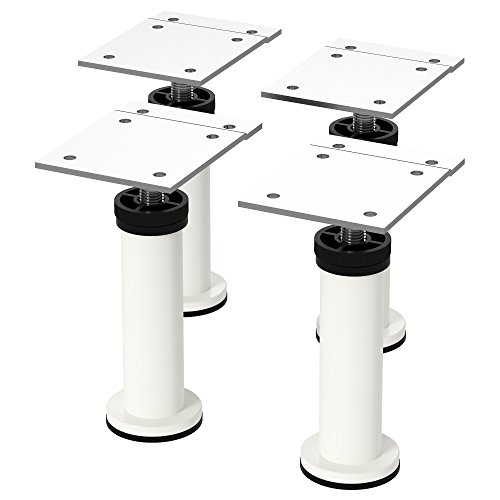 IKEA - Patas capita, 4 3/8-4 3/4 (X4), blanco, NORSBORG