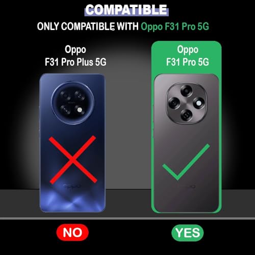 Image of Bintage CASE Cute Fun Taddy Cartoon 3D Ball Bear Milk Cake Coffee Silicon Case Full Body & Camera Protection Back Cover Compatible for Oppo F31 Pro 5G - Black