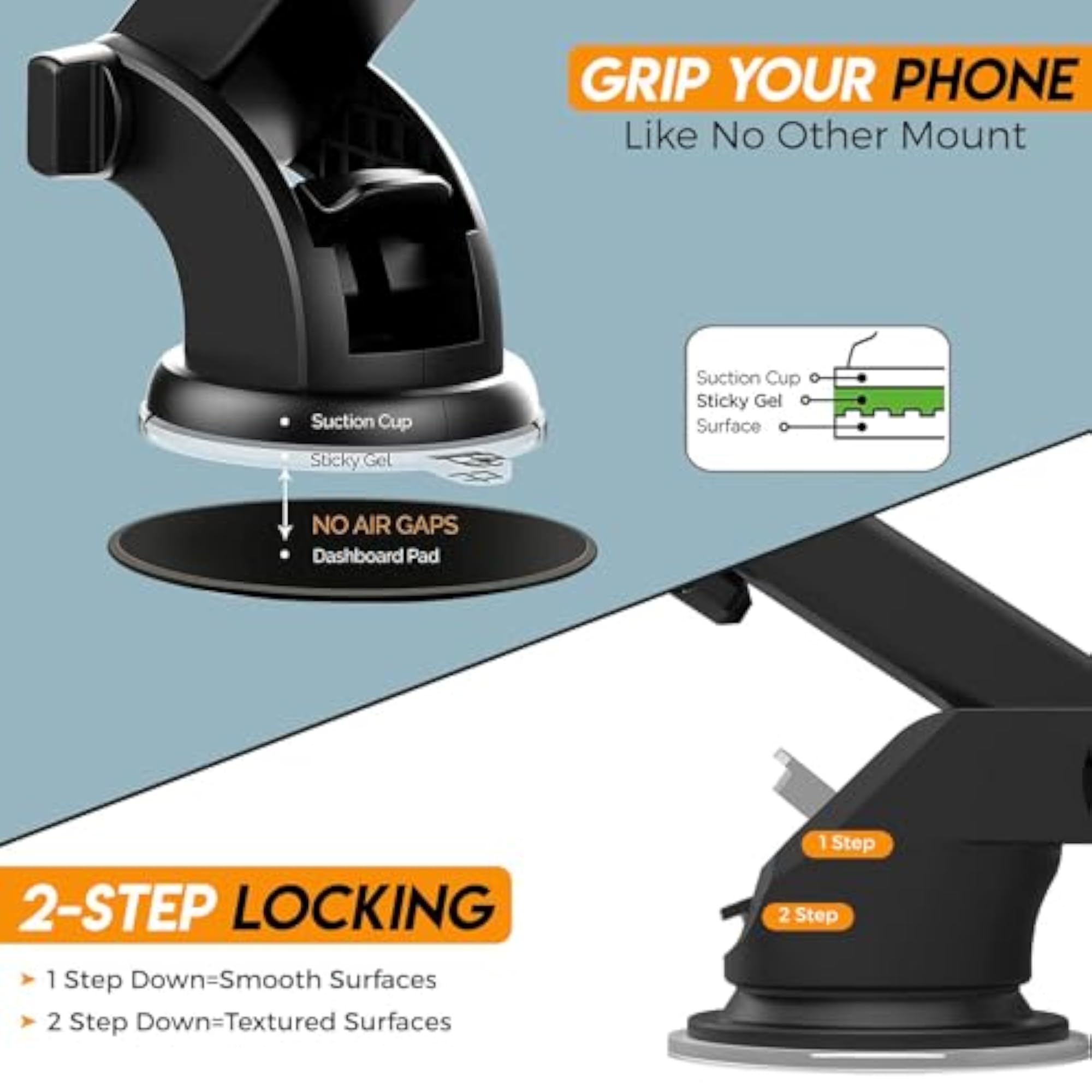 Cool Grip C1 Car Mobile Holder with 360° Rotation