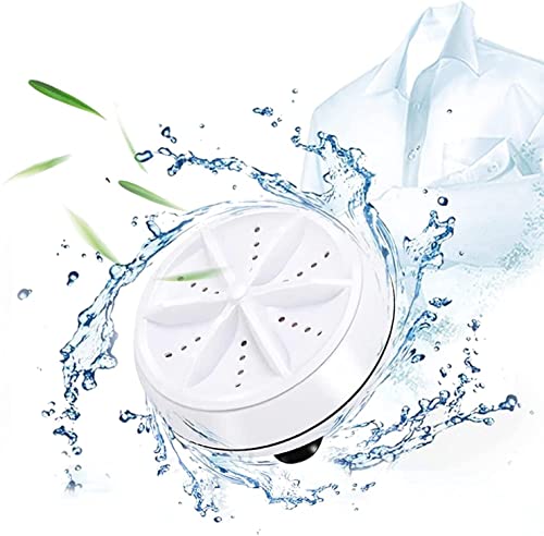 Portable Mini Washing Machine, Ultrasonic Washing Machine 3 In 1, Mini Turbo Washing Machine, USB Powered Portable Ultrasonic Turbo Sterilization, Suitable for Apartment, Dormitory, RV, Shoes Washer