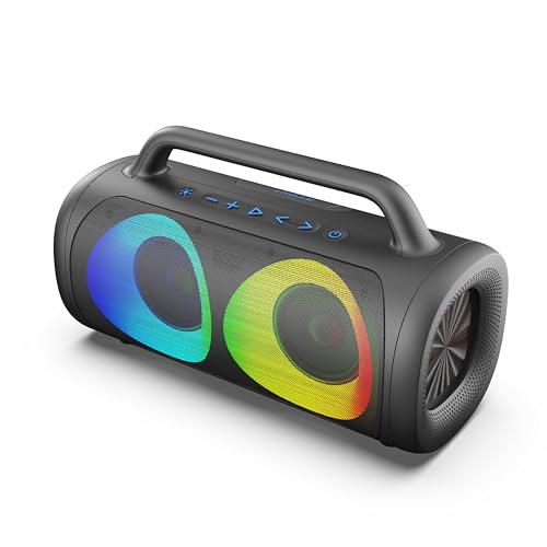 RYGHT – TOOGO XL – R481047 – Enceinte Outdoor sans Fil avec LED RDB – 7H d’autonomie, 9 Modes RGB, Micro intégré et Assistant Vocal – Résistant...