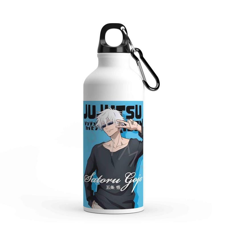Image of Bigbro Anime Print Aluminum Sipper Water Bottle 750ML | Leak-Proof, Lightweight, Durable | Sports, School, Gym, Home, Office, Travel For Boys /Girls Gift Brother, Sister, Friends, Adults-D6