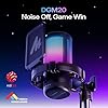 MAONO Gaming USB Microphone, Noise Cancellation Condenser Mic with Mute, Gain, Monitoring, Boom Arm Mic for Streaming, Podcast, Twitch, YouTube, Discord, PC, Computer, PS4, PS5, Mac, GamerWave DGM20S #1