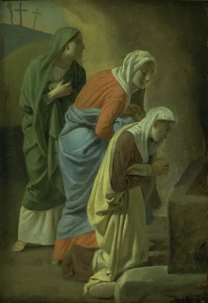 Impression d'art Art Tableau les Trois Maries au Tombeau haut de gamme 60x90cm
