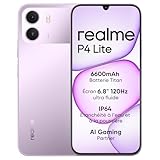 Smartphone realme P4 Lite 4G, 4GB+128GB, �cran LCD HD 120Hz 6,8