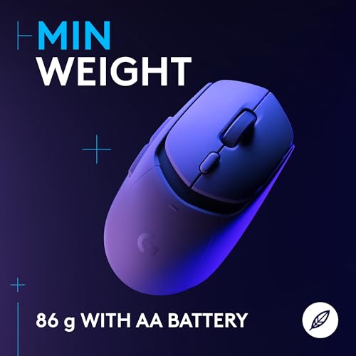 Image of Logitech G309 Lightspeed Wireless Gaming Mouse, Lightweight, LIGHTFORCE Hybrid Switches, Hero 25K Sensor, 300+ Hour Battery Life with AA Battery, 6 Programmable Buttons, PC & Mac - White