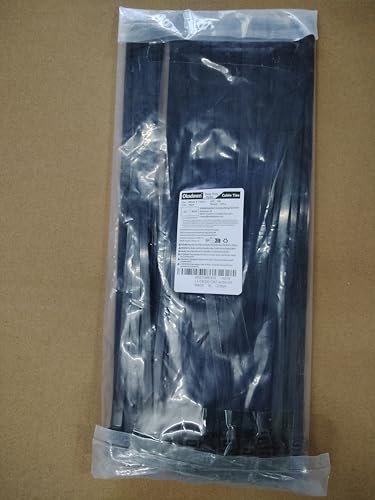 Oksdown 100 Pack Black Thick Cable Ties Heavy Duty Large 400mm×7.6mm Strong Nylon Plastic Self Locking 16 inch/40 cm Long Zip Tie Wraps - Image 2