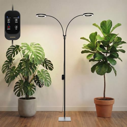 Image of GLOWRIUM Grow Lights for Indoor Plants,Full Spectrum Plant Light with Stand