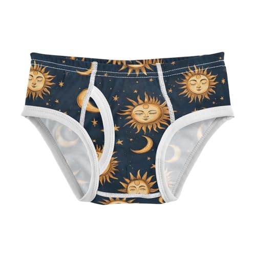 Suns and Moons Faces Toddler Boy's Underwear 2T 202c0025