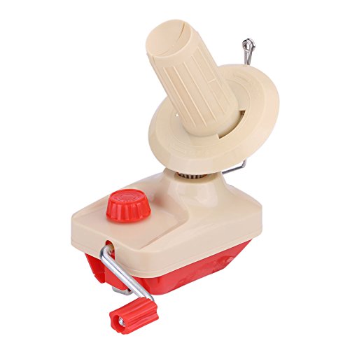 Yarn Winder Hand Operated Yarn Ball Spinner Roller Manual Wool String Fiber Ball Winder Knitting Roll String Yarn Fiber Wool Thread Ball Winder Holder - Image 3