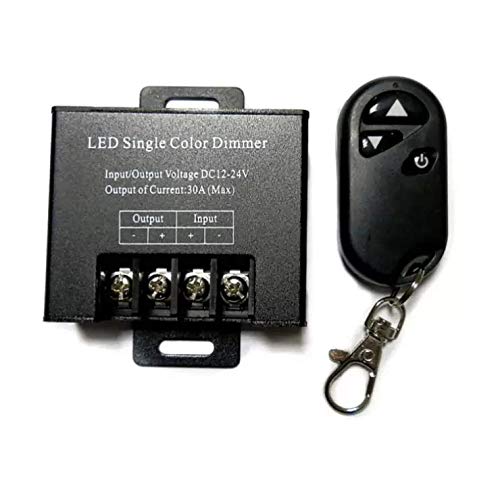 12V DC Single Color Light Strip Dimmer with Remote (30A, Metal Body) (B08L5FGWTR) Amazon Price History, Amazon Price Tracker