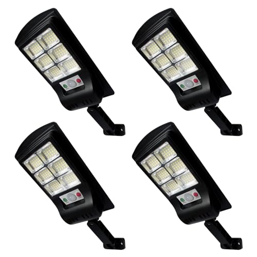 Duewot Solar Lights Outdoor, 4 Pack 1000 Lumens Motion Sensor Security Light - Waterproof Solar...