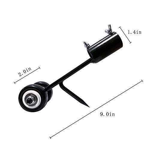 Hawthor Weeder Tool for Garden, Manual Weeds Snatcher, Crack and Crevice Weeding Tool, Weed Puller Tool, Weed Cleaning Tool Garden Tools for Patio Backyard (Straight Hook)