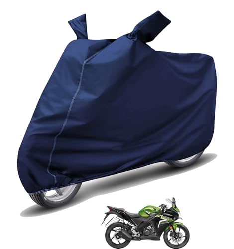 Image of Auto Hub Waterproof Bike Cover Compatible with CBR 150R Dustproof, UV Protection Two Wheeler Bike CBR 150R Cover - Blue
