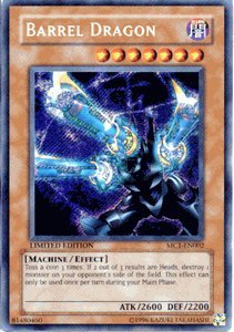 遊戯王 2004 Barrel Dragon Limited Edition Yu-Gi-Oh 2004 Barrel Dragon Limited Edition MC1-EN002 Secret