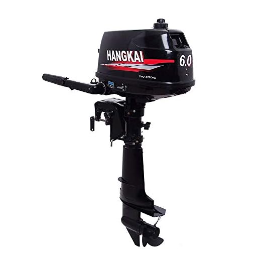 Motor fueraborda de 2,5 – 7 CV, 2/4 tiempos, motor de gasolina, motor de barco (6 CV)