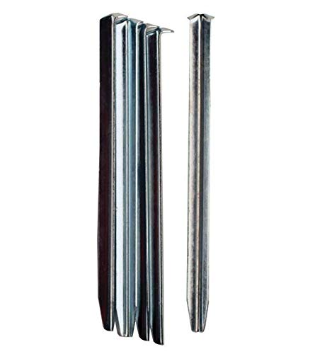 Vango 16cm Strong Lightweight Alloy Aluminium Channel V Tent Pegs Awning Stakes Pack of 100