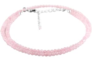 YANARA Rose Quartz Choker - Embrace Love, Balance & Inner Harmony