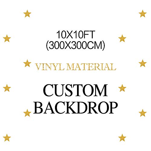 MEHOFOTO Birthday Party Customized Backdrop Vinyl Material 10x10ft(Please Provide Custom Information After Your Payment)