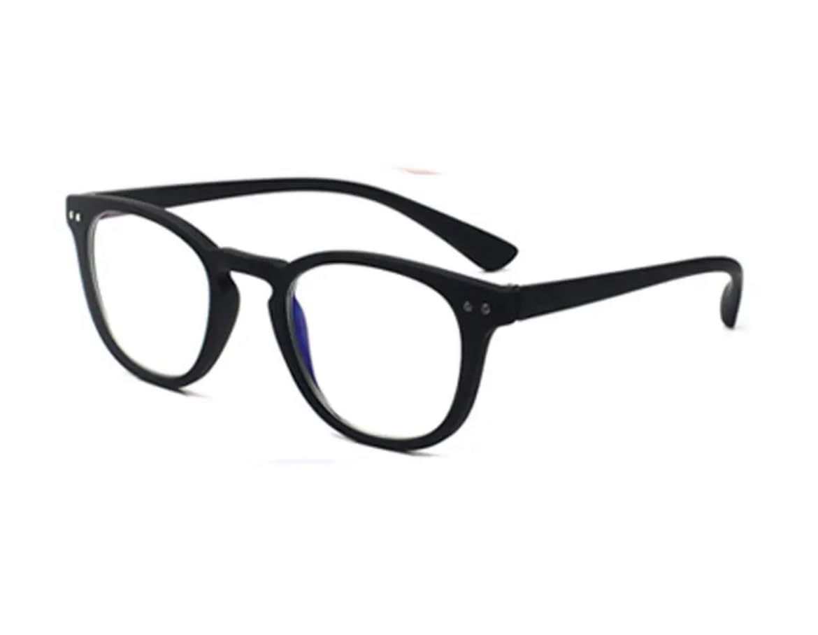 Men Women Finished Myopia Glasses Vintage Oval Frame Blue Light Blocking Eyeglasses Nearsighted Glasses Minus 0 To -6.0