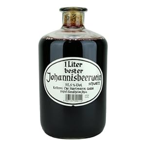 Christian Hartmann 1 Liter bester Johannisbeerwein schwarz