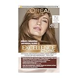 L'ORÉAL Excellence Universal Nudes Mittelblond 7U - Permanente Haarfarbe ohne Ammoniak - Permanente Haarfärbung ohne Ammoniak für einen angenehmen Duft