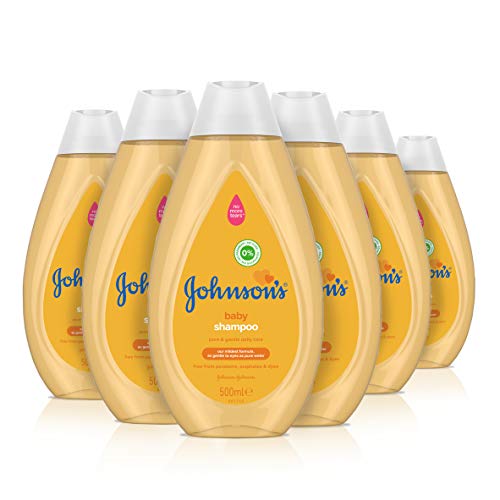 Johnsons Baby Shampoo 500ml Gentle Hair Cleanse 6 Pack