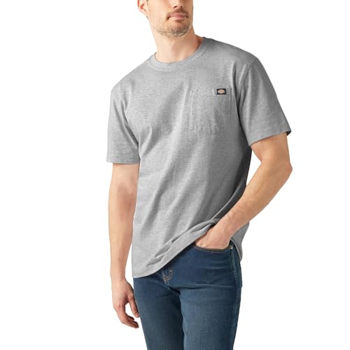 Image of Dickies Men's Heavyweight Heathered Short Sleeve Pocket T-Shirt