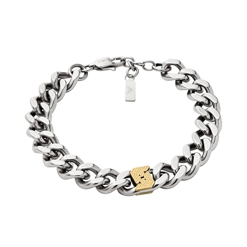 Image of Emporio Armani Stainless Steel Pendant or Chain Necklace for Men
