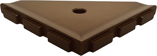 Miniatura 3 de Questech Décor - Estante de ducha esquinero de 8 pulgadas, con tapa para nueva construcción, estante de ducha esquinero para paredes de ducha con