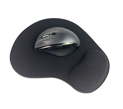 SILENTS Monsters Tapis de Souris Ergonomique avec Repose-Main Noir