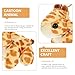Toyvian Giraffe Keychains Plush Animals Keyring Stuffed Pet Animals Keychain Charm Handbag Pendant for Bag Purse Wallet
