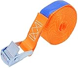 10 Spanngurte Zurrgurte 250 Kg daN 3 Meter mit Klemmschloss Klemmschlossgurt Orange