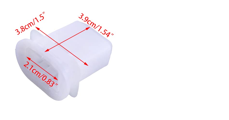 ciciTree 2Pcs White Rear Seat Bench Fixing Bracket Mounting Clip Compatible for Toyota Lexus 72693-12080