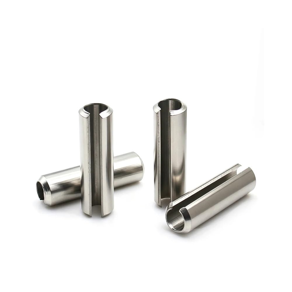 Piezas de repuesto 3-50 Uds 304 pasadores de resorte de acero inoxidable Split Hollow Roll Pin Hardware sujetador M1.5 M2 M2.5 M3 M3.5 M4 M5 M6 M8 M10 M12(80mm,M8 x10pcs)