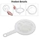 Niuhong 2 Pcs Mini Feinmaschig Aquarium Fischfangnetze Mit Kunststoffgriff Garnelen-Trennnetz Fischnetz Shrimp Sauber Netzsieb Nylon Aquarien Artemia Sieb Kleine Fischernetz Aquariensieb (A)