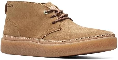 Clarks Men's Oakpark Mid Chukka Boot, Dark Sand Suede, 10 | Image 3