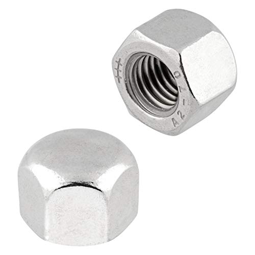 OPIOL QUALITY® Acorn Nuts Hexagonal High Shape M10 Made Of A2 V2A Stainless Steel (Pack Of 4) In Accordance With DIN 1587 Hexagonal Acorn Nuts Hex Nuts Cap Nuts Decorative Nuts Stainless - View #9