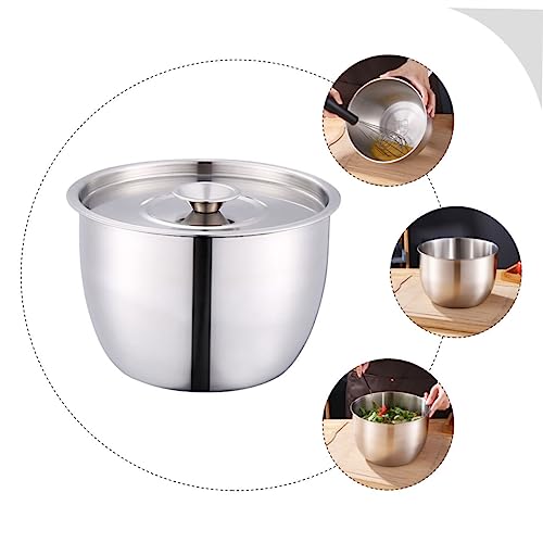 Bowl Profundo de Acero Inoxidable para Mezclar Huevos miniatura 6