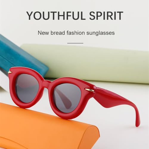 Round Sunglasses Women Luxury Fashion Cat Eye Sun Glasses Ladies Trends Punk Hip Hop Shades Eyewear2