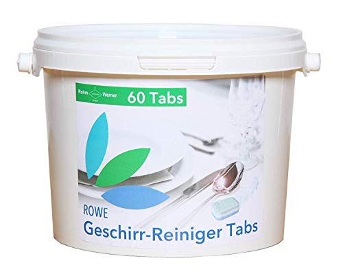 Spülmaschinentabs All in One - 60 Stück - Tab inkl. Salz und Klarspüler - Geschirrspültabs für beste Reinigungsergebnisse und strahlenden Glanz