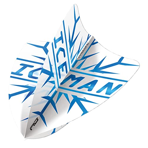 RED DRAGON Hardcore Gerwyn Price Snowflake Freestyle Dart Flights- 3 Sets Per Pack (9 Dart Flights in total) - Image 2