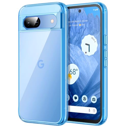 JETech Funda para Google Pixel 8a, Anti-Amarillamiento, Celeste