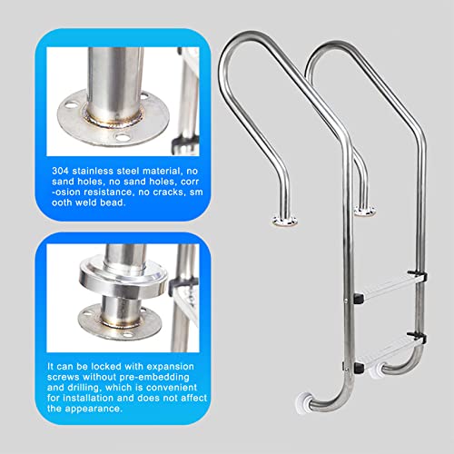Barandal para piscina de acero inoxidable resistente miniatura 4
