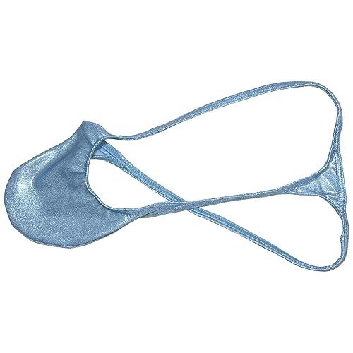 OROCOJUCO Men's Metallic Shiny G-String Tangas Pouch Underwear Male Posing T-back Grape Smugglers Stretchy Swim Thong3