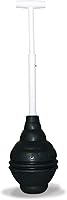 Korky BeehiveMAX Toilet Plunger - Heavy Duty, Adjustable Handle, Fits All HET & Standard Bowls, Powerful Clog Remover