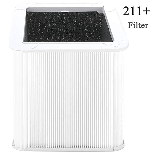 RONGJU 211+ Replacement Filter for Blueair Blue Pure 211+ Air Purifier，Foldable Particle