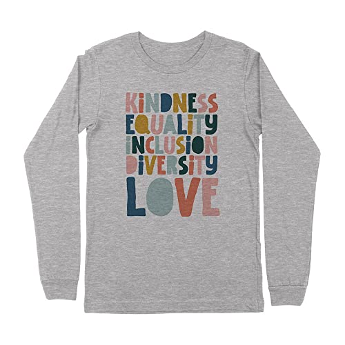 Kindness Equality Kids Long Sleeve T-Shirt Youth